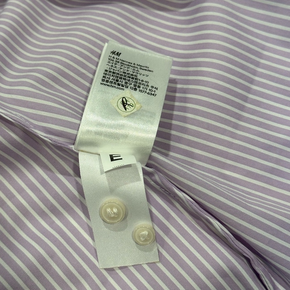 NWT H&M Long Sleeve Button Down Dress Shirt - Picture 8 of 11
